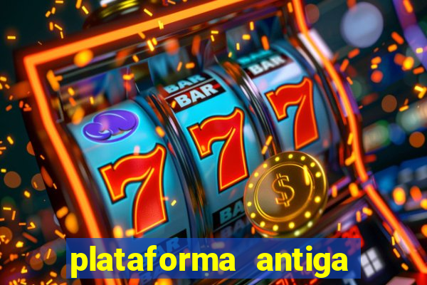 plataforma antiga de jogos