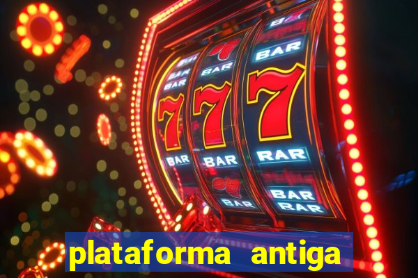 plataforma antiga de jogos