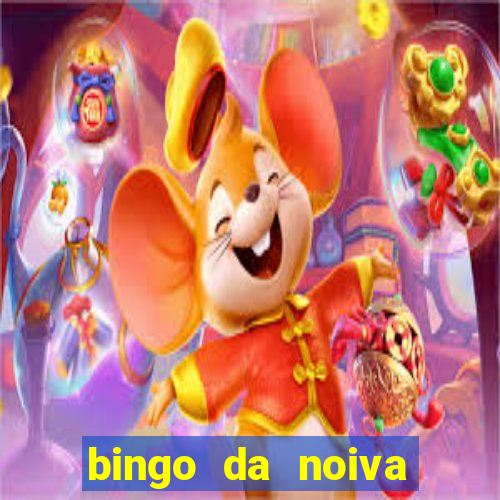 bingo da noiva para imprimir