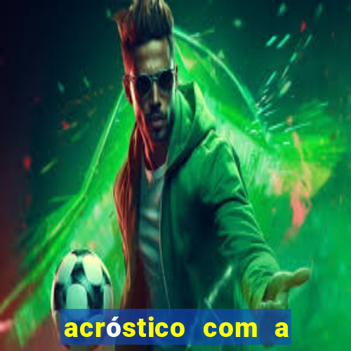 acróstico com a palavra futebol