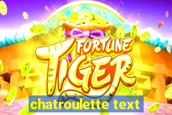 chatroulette text