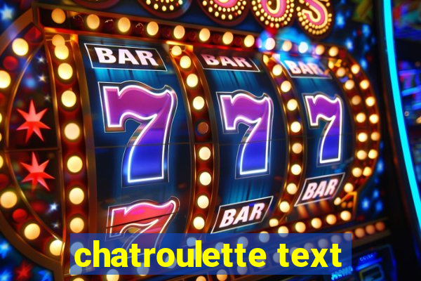 chatroulette text