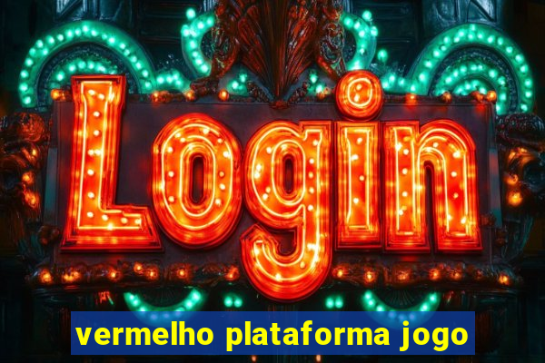 vermelho plataforma jogo