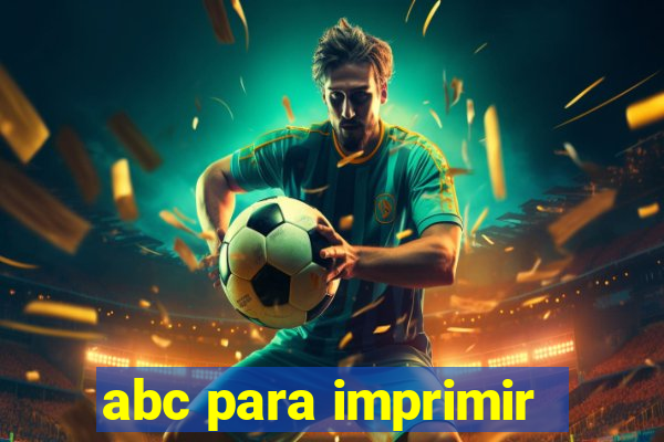 abc para imprimir