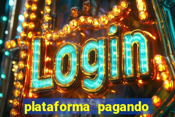 plataforma pagando no cadastro slots