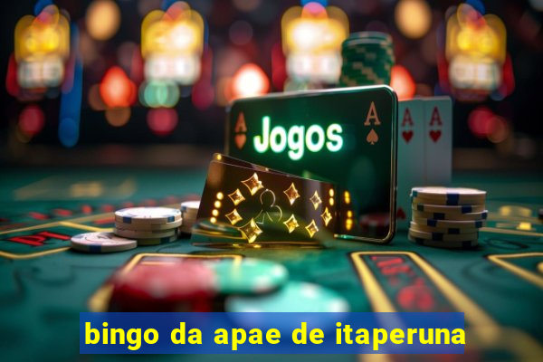 bingo da apae de itaperuna