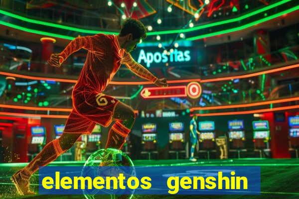 elementos genshin impact fraquezas