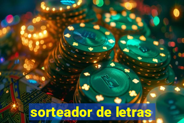 sorteador de letras