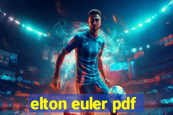 elton euler pdf