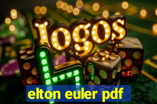 elton euler pdf