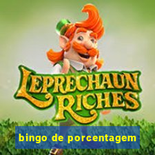 bingo de porcentagem