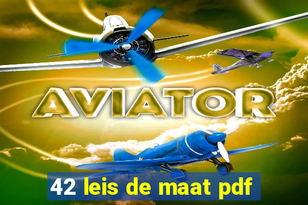 42 leis de maat pdf