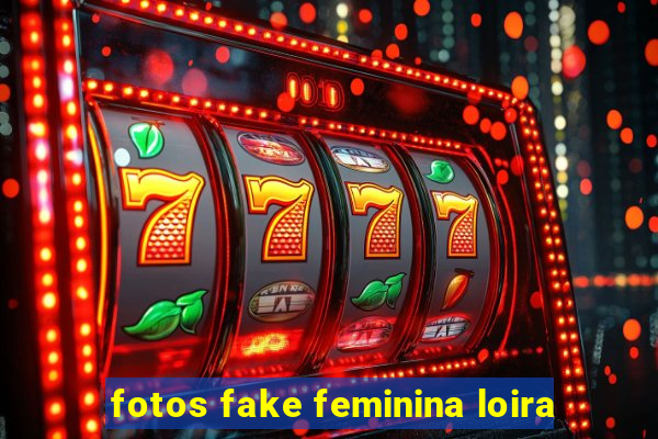 fotos fake feminina loira