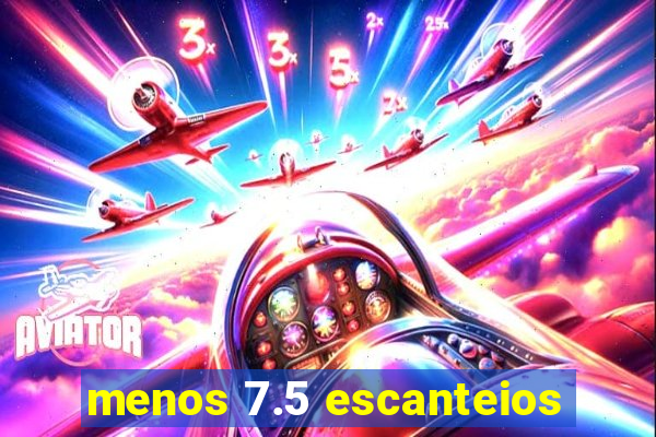 menos 7.5 escanteios