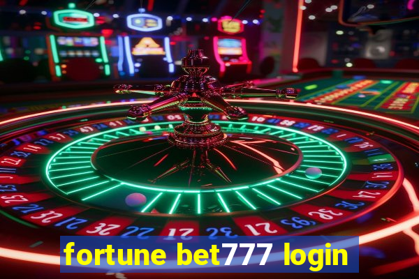 fortune bet777 login