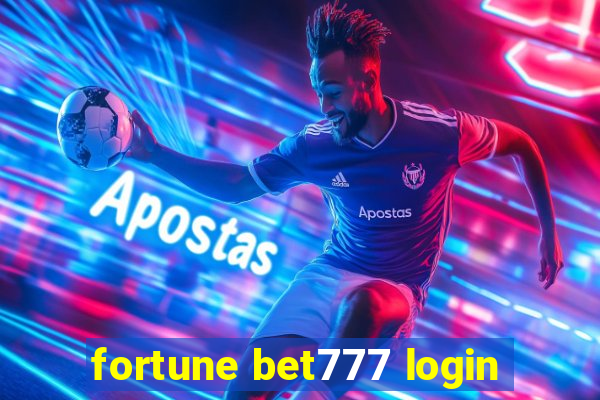 fortune bet777 login