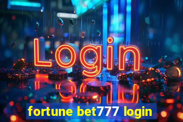 fortune bet777 login