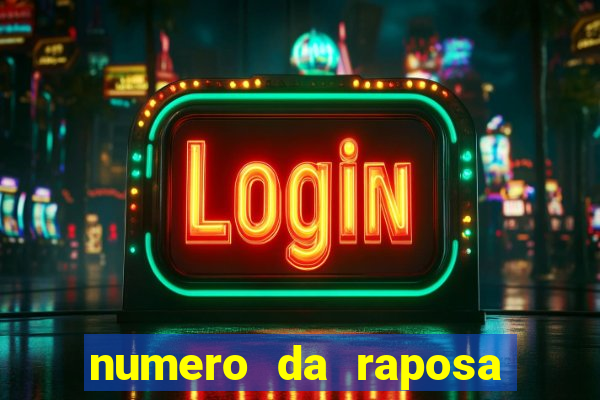 numero da raposa jogo do bicho