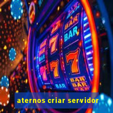 aternos criar servidor