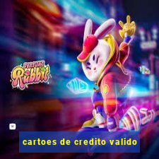 cartoes de credito valido