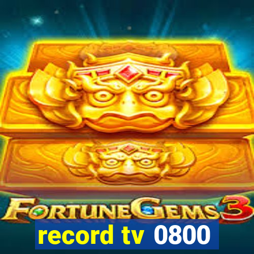 record tv 0800