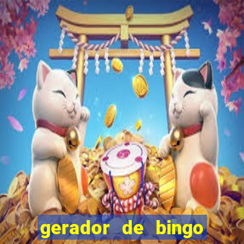 gerador de bingo de palavras