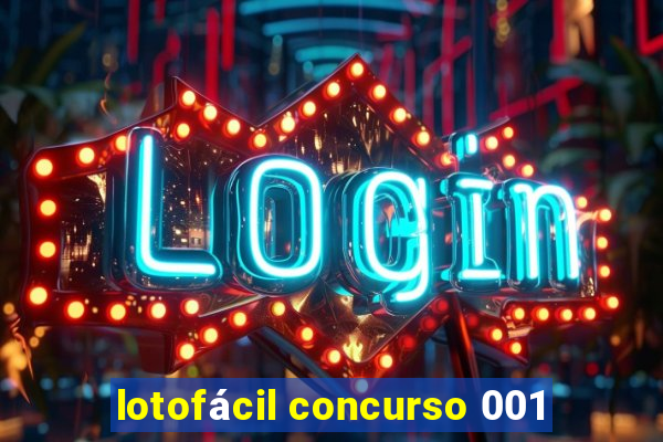 lotofácil concurso 001