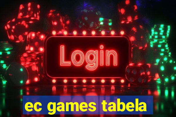 ec games tabela