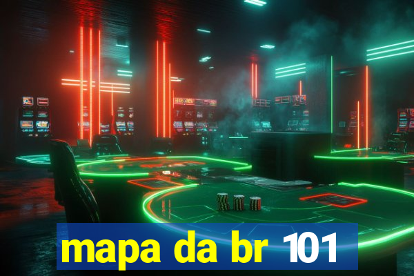 mapa da br 101