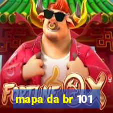 mapa da br 101