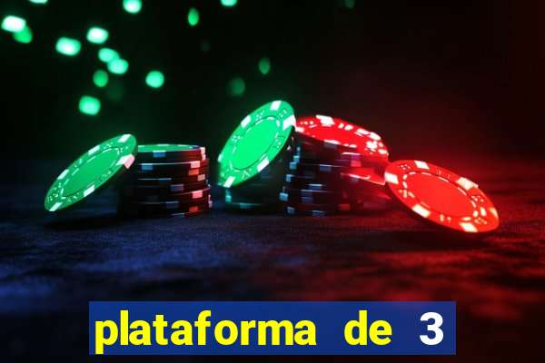 plataforma de 3 reais jogo