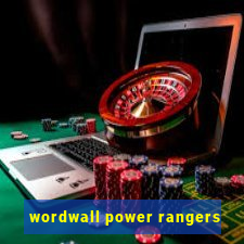 wordwall power rangers