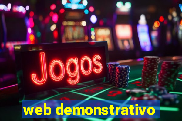 web demonstrativo