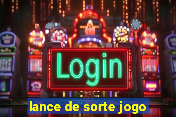 lance de sorte jogo