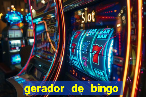 gerador de bingo cha de bebe