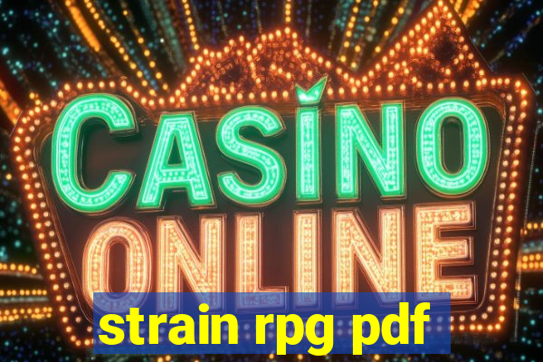 strain rpg pdf