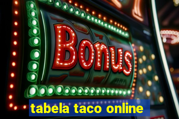 tabela taco online