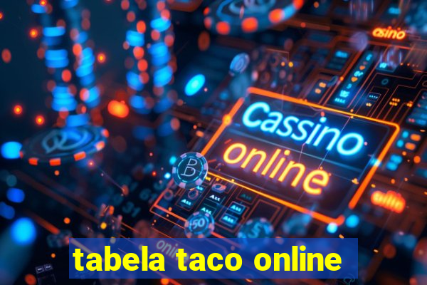 tabela taco online