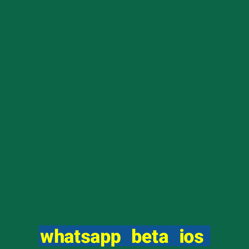 whatsapp beta ios testflight code