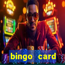 bingo card generator with pictures