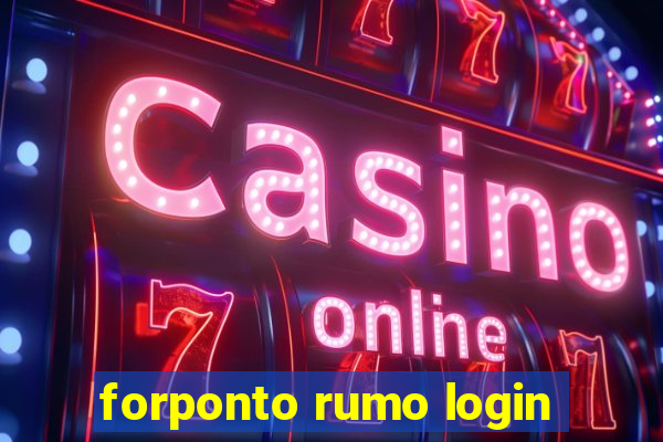 forponto rumo login