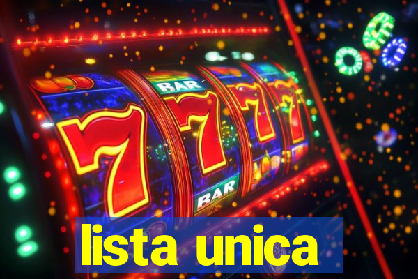 lista unica