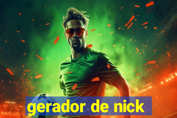 gerador de nick