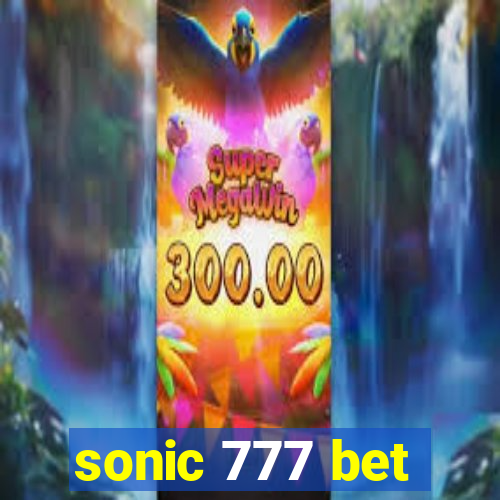 sonic 777 bet