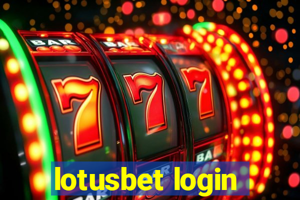 lotusbet login