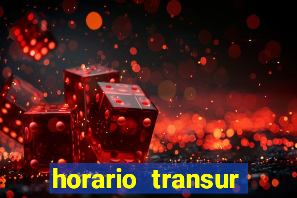 horario transur roleta santos dumont juiz de fora