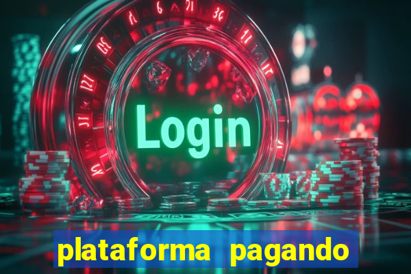 plataforma pagando no cadastro