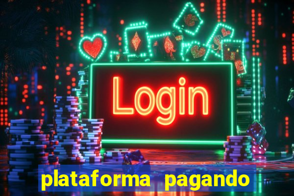 plataforma pagando no cadastro