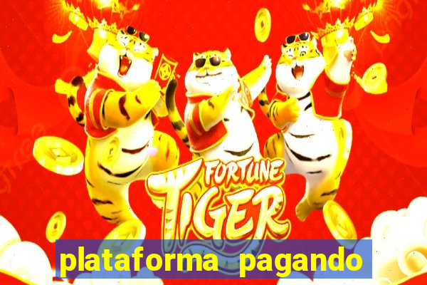 plataforma pagando no cadastro