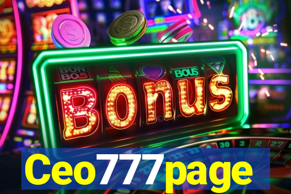 Ceo777page